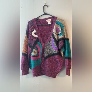 Jaclyn Smith Knit Vintage Cardigan